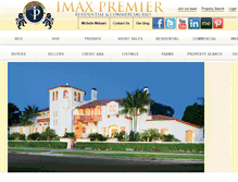 Tablet Screenshot of imaxpremier.com